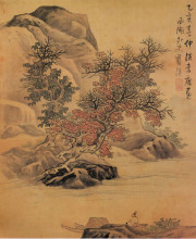 Картина "landscape after li tang" художника "ин лань"