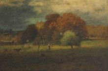 Картина "tenafly, autumn" художника "иннесс джордж"