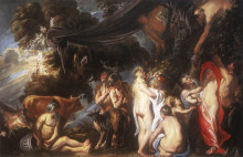 Картина "allegory of fertility" художника "йорданс якоб"
