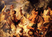 Копия картины "lapiths and the centaurs" художника "йорданс якоб"