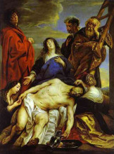 Картина "pieta" художника "йорданс якоб"