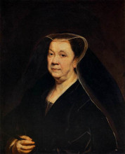 Репродукция картины "portrait of a gentlewoman" художника "йорданс якоб"