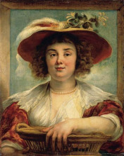 Копия картины "portrait of the artist&#39;s daughter elizabeth" художника "йорданс якоб"