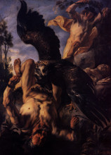 Картина "prometheus bound" художника "йорданс якоб"