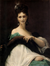 Копия картины "la comtesse de keller" художника "кабанель александр"