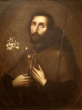 Картина "saint francis" художника "кабрера мигель"