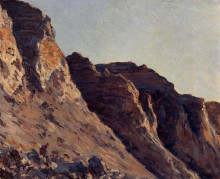 Копия картины "cliff at villers sur me" художника "кайботт гюстав"