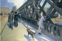 Копия картины "мост европы" художника "кайботт гюстав"