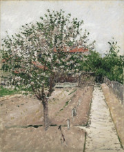 Копия картины "apple tree in blossom" художника "кайботт гюстав"