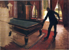 Копия картины "billiards" художника "кайботт гюстав"