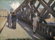 Картина "study for le pont de l&#39;europe" художника "кайботт гюстав"