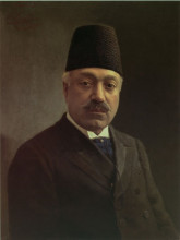 Картина "portrait of abolqasem naser-al-molk" художника "камаль оль-мольк"