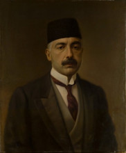 Репродукция картины "portrait of vosough od-dowleh" художника "камаль оль-мольк"