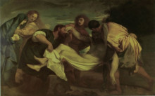 Картина "burial of jesus" художника "камаль оль-мольк"