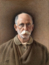 Копия картины "self-portrait - kamal-ol-molk" художника "камаль оль-мольк"