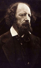Копия картины "alfred lord tennyson" художника "камерон джулия маргарет"