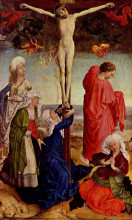Репродукция картины "crucifixion" художника "кампен робер"