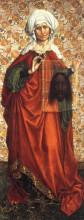 Репродукция картины "saint veronica displaying the sudarium" художника "кампен робер"