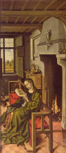 Репродукция картины "werl altarpiece - st. barbara" художника "кампен робер"