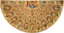 Копия картины "the liturgical vestments of the order of the golden fleece - the cope of the virgin mary" художника "кампен робер"