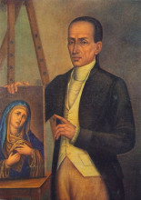 Репродукция картины "self-portrait" художника "кампече хосе"