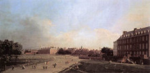 Копия картины "london: the old horse guards from st james&#39;s park" художника "каналетто"