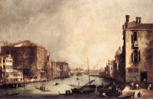 Картина "rio dei mendicanti: looking south" художника "каналетто"