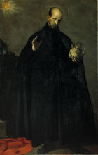 Репродукция картины "san francisco de borja (saint francis borgia)" художника "кано алонсо"