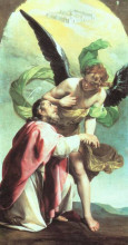 Картина "saint john the evangelist&#39;s vision of jerusalem" художника "кано алонсо"