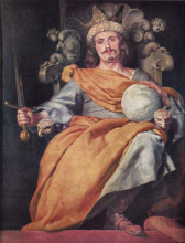 Картина "ideal portrait of a spanish king" художника "кано алонсо"