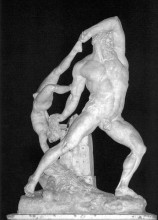 Репродукция картины "hercules and lichas" художника "кано́ва анто́нио"