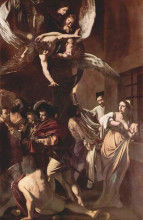 Репродукция картины "семь дел милосердия" художника "караваджо"