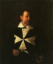 Картина "портрет фра антонио мартелли" художника "караваджо"
