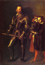 Репродукция картины "портрет алофа де виньянкур" художника "караваджо"