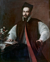Копия картины "портрет маффео барберини" художника "караваджо"