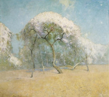 Репродукция картины "spring landscape" художника "карлсен эмиль"