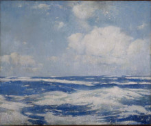 Репродукция картины "open sea" художника "карлсен эмиль"