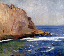 Копия картины "bald head cliff, york, maine" художника "карлсен эмиль"