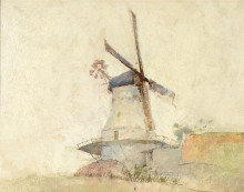 Репродукция картины "windmill" художника "карлсен эмиль"