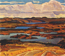 Копия картины "la cloche panorama" художника "кармайкл франклин"