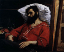 Картина "the convalescent" художника "каролюс-дюран"