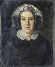 Репродукция картины "portrait of madame morrisson" художника "каролюс-дюран"