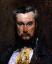 Картина "portrait of hector hanoteau" художника "каролюс-дюран"