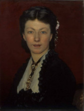 Репродукция картины "portrait of mrs neyt" художника "каролюс-дюран"