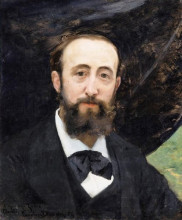 Репродукция картины "portrait of jules claretie" художника "каролюс-дюран"