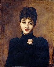 Картина "portrait of marie ann faydeau, n&#233;e carolus duran" художника "каролюс-дюран"