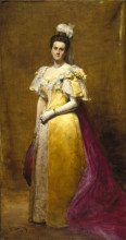 Картина "portrait of emily warren roebling" художника "каролюс-дюран"