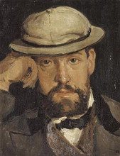 Картина "portrait of jules denneulin" художника "каролюс-дюран"