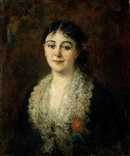 Картина "portrait of a woman" художника "каролюс-дюран"