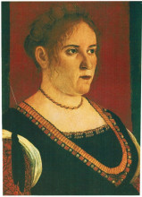 Копия картины "portrait of a lady" художника "карпаччо витторе"